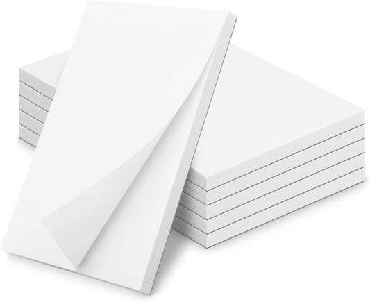 Hoiny Note Pads 4x6, Blank Server Notepad, Small Memo Scratch Paper