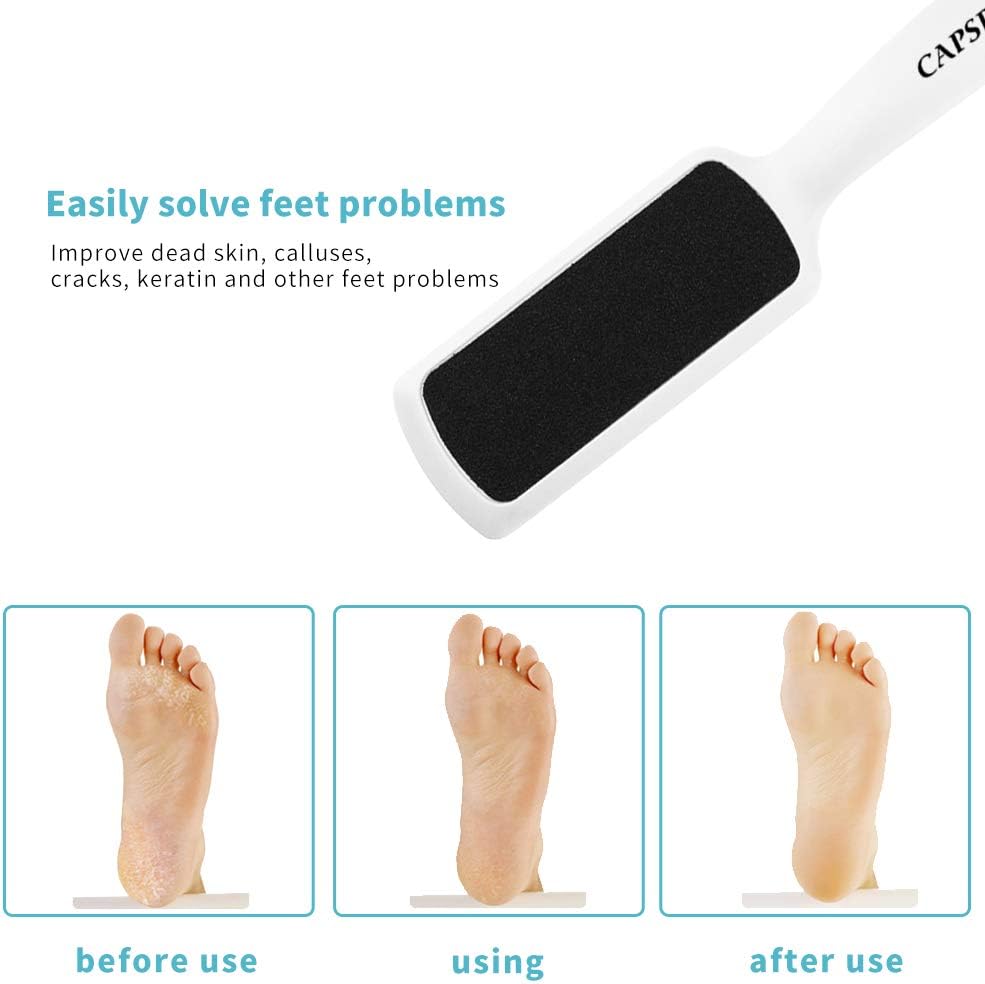 Pedicure Foot Rasp File Callus Remover, Double-Sided Colossal Foot Rasp Foot File And Callus Remover For Dead Skin (Pack of 4)