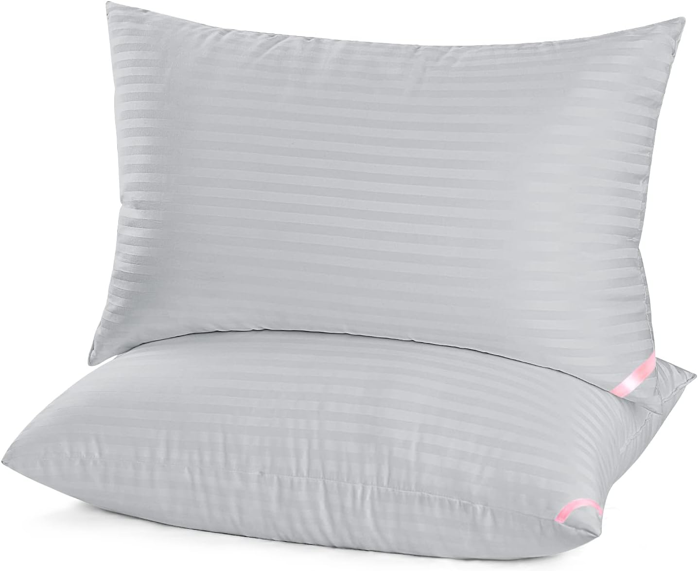 EIUE Hotel Collection Bed Pillows for Sleeping 2 Pack Queen Size，Pillows for Side and Back Sleepers,Super Soft Down Alternative Microfiber Filled Pillows,20 x 30 Inches