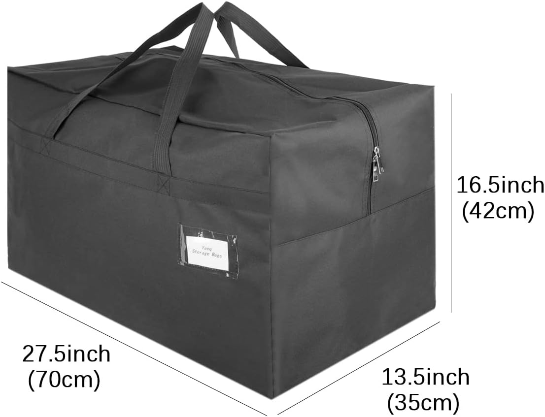 2 Pack Large Moisture-Proof Storage Moving Travel Bag Storage Container