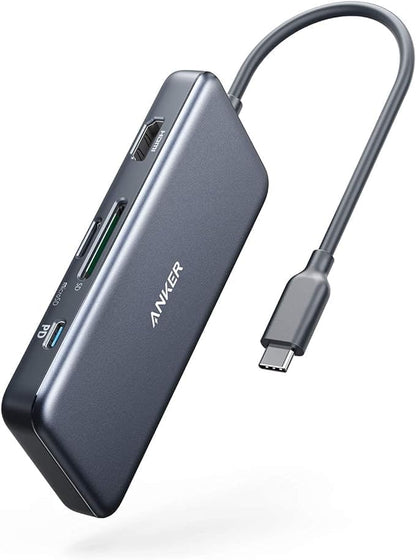 Anker Laptop Docking Station Dual Monitor, 8-in-1 USB C Hub with 4K HDMI