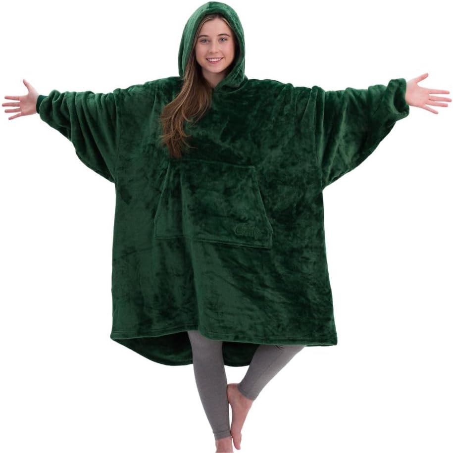 THE COMFY Dream | From Shark Tank | Patented | No Sherpa | Light Wearable Blanket Hoodie | Gift for Women & Men | One Size