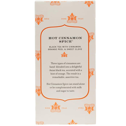 Harney & Sons Black Tea Bags, Hot Cinnamon Spice, 20 Count