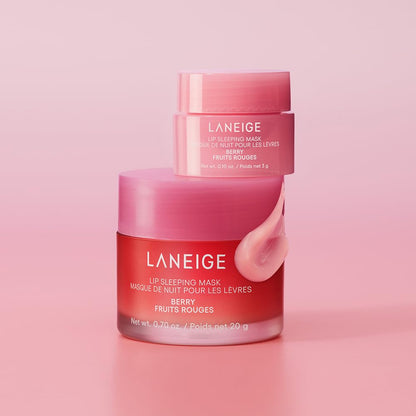 LANEIGE Lip Sleeping Mask: Nourish, Hydrate, Vitamin C, Murumuru & Shea Butter, Antioxidants, Flaky, Dry Lips