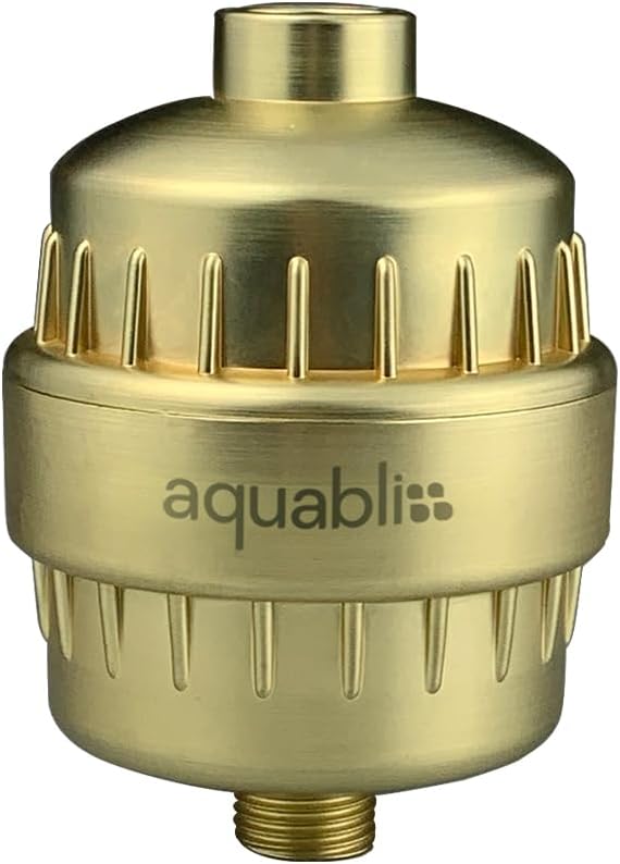 Aquabliss High Output Revitalizing Shower Filter - Reduces Dry Itchy Skin, Dandruff, Eczema, and Dramatically Improves The Condition of Your Skin, Hair and Nails - Chrome (SF100)