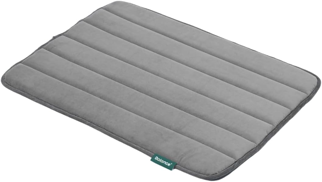 BALANCE Dog Crate Pad, Dog Foam Crate Mat Kennel Pad, Washable Water-Resistant Pet Bed Flat Dogs Cage Mat for Large Dogs