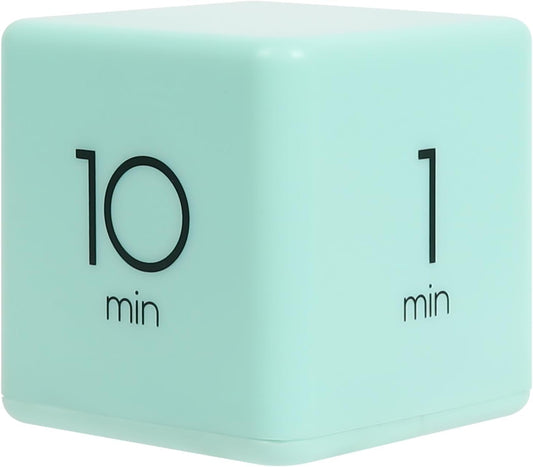 mooas Cube Timer, Flip, Block, Productivity, Time Management (Mint)