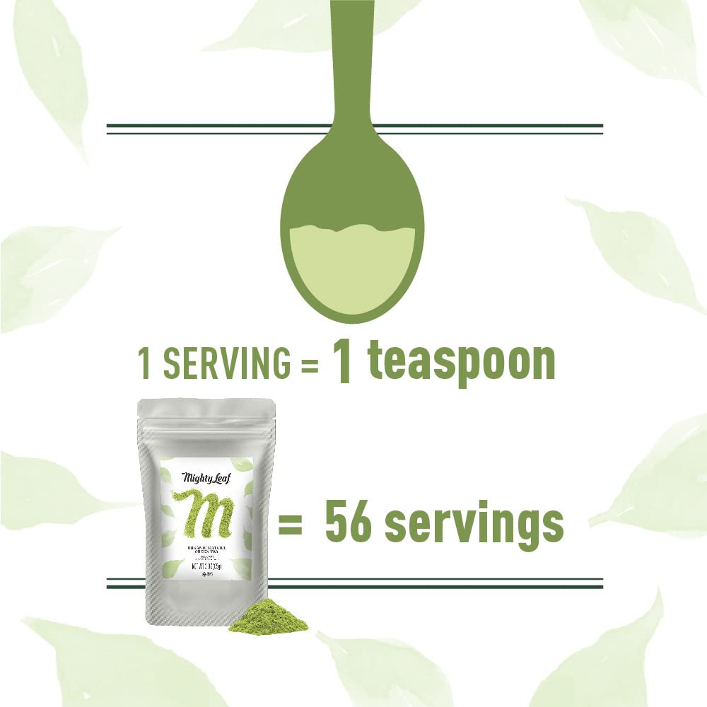 Mighty Leaf Tea Organic Matcha Green Tea, 12 Tea Bags