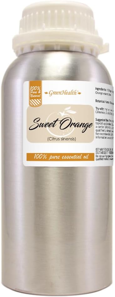 GreenHealth Lavender Essential Oil – 16 fl oz (473 ml) – 100% Pure & Uncut – Aluminum Bottle – Bulk Lavender Oil for Diffuser, Aromatherapy, Candles, Soap & DIY