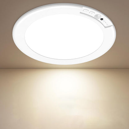 Rechargeable Motion Sensor Ceiling Light, Battery Operated Closet Light