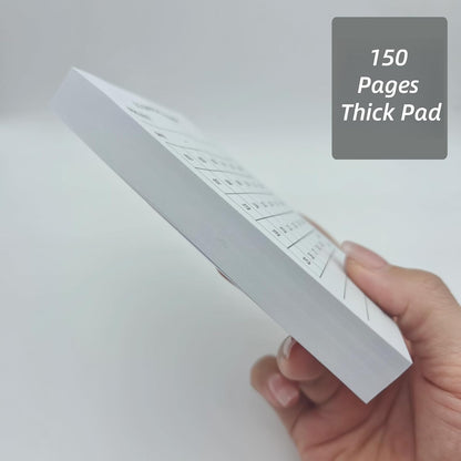31 Days Planner, 150 Pages Habit Tracker Note, Minimalist 30 Days Challenge Journal for Goal Setting, Productivity, Fitness, Study, and Self Discipline