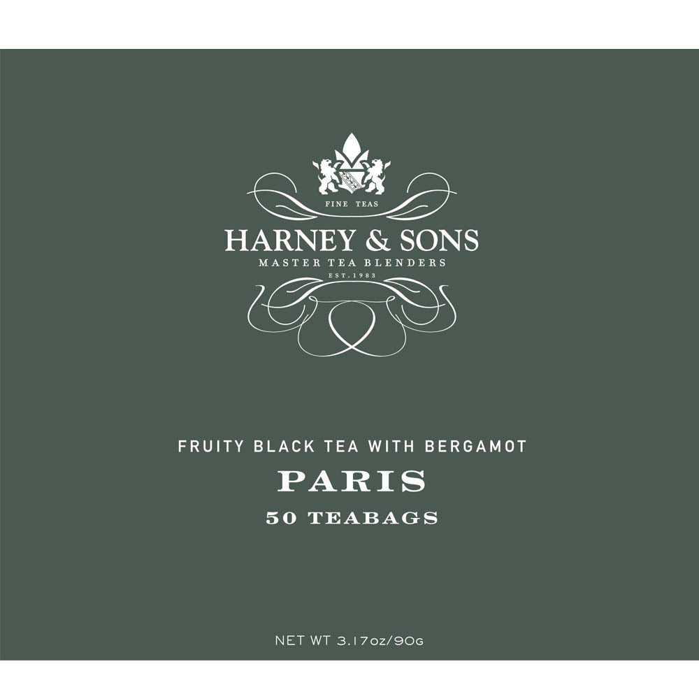 Harney & Sons Paris Black Tea Bags, 50 Count