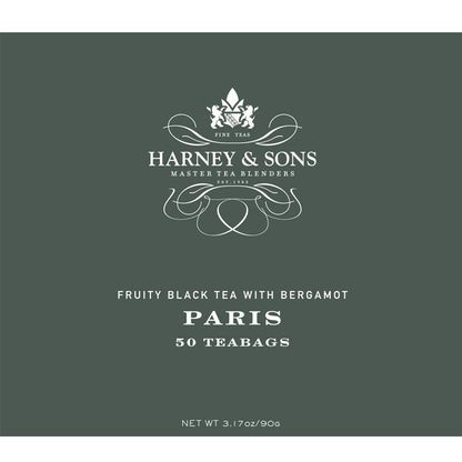 Harney & Sons Paris Black Tea Bags, 50 Count