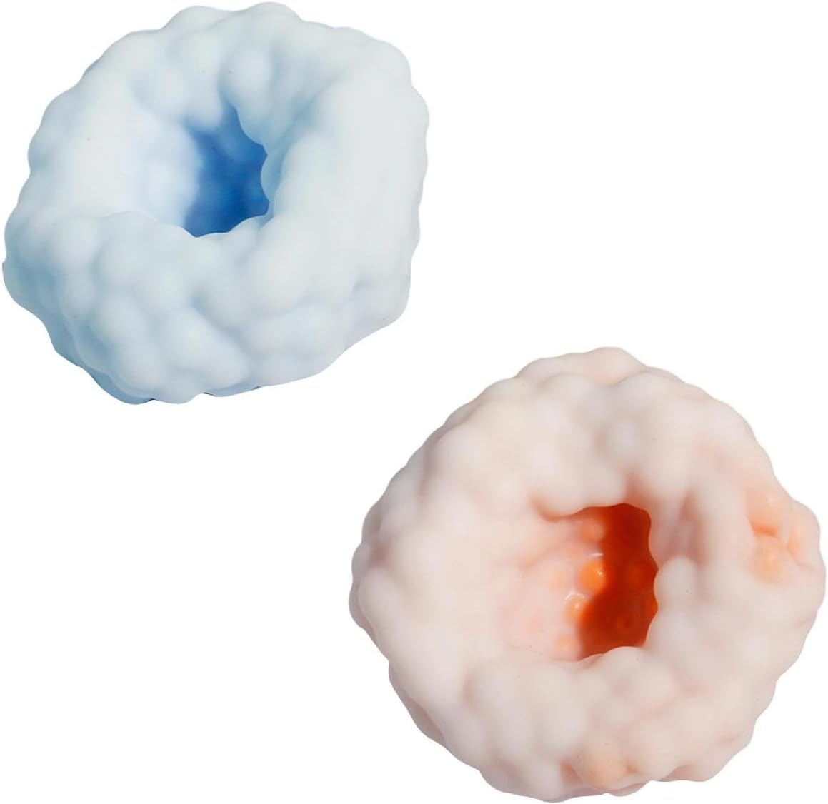 Stress Ball Stress Relief Toys Decompress Venting Vacuum Compression Ball Soft Stretchy Slow Rise for Office Home Daily Relax
