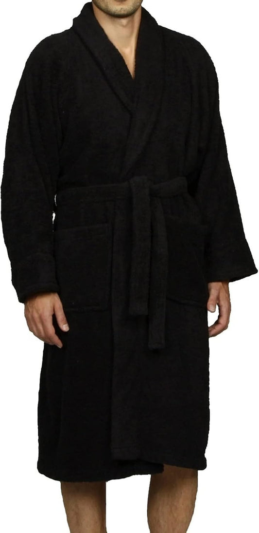 Cotton Unisex Terry Robe, Soft And Absorbent Robes For Men And Women, Bathroom Accessories