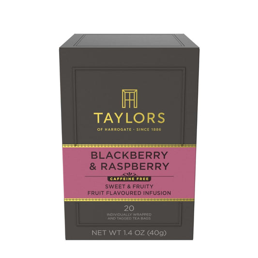 Taylors of Harrogate Blackberry & Raspberry Tea Bags, 20ct (Pack of 1)