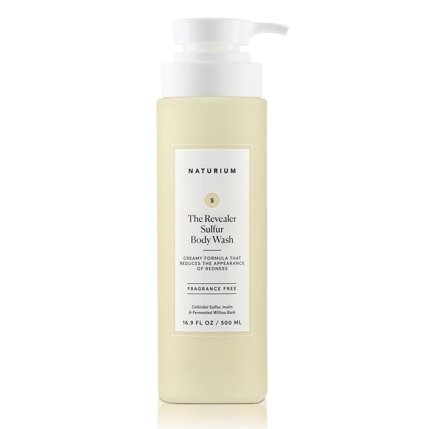 Naturium The Smoother Glycolic Acid Exfoliating Body Wash, Soft & Smoothing Cleanser, 16.9 oz