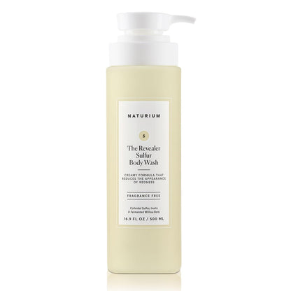 Naturium The Smoother Glycolic Acid Exfoliating Body Wash, Soft & Smoothing Cleanser, 16.9 oz