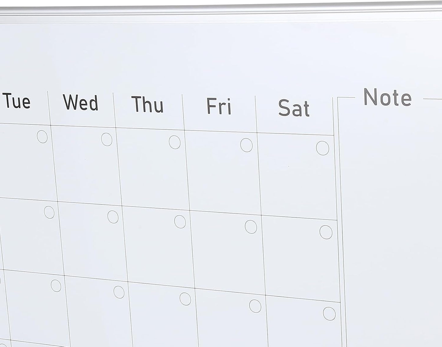 VEVOR Dry Erase Calendar for Wall, 36 x 24 Inches Whiteboard Calendar, Monthly Planner Magnetic Dry Erase Board, 1 Magnetic Erase & 2 Dry Erase Marker & Movable Tray for Restaurant Office Home School