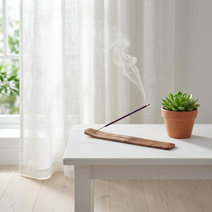 Hosley 320 Assorted Incense Sticks with Holder Eucalyptus, Fresh Bamboo, Lavender, Myrrh, Lavender Chamomile, Vanilla, Citrus, Dragon Blood Idea for Home, Wedding, Spa, Meditation & Aromatherapy