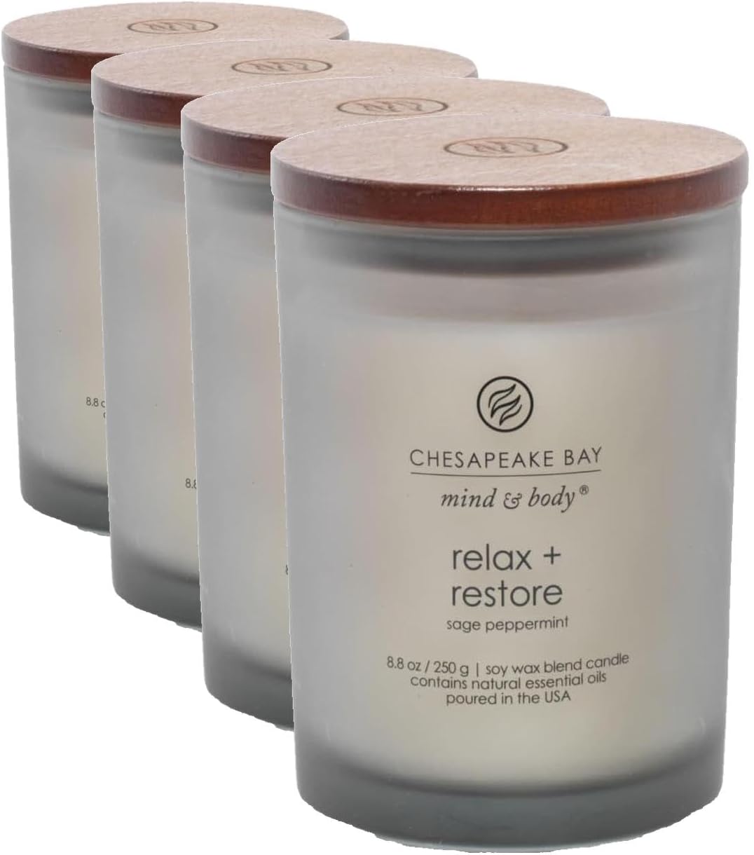 Chesapeake Bay Candle Scented Candle Serenity + Calm (Lavender Thyme) Coffee Table Home Décor