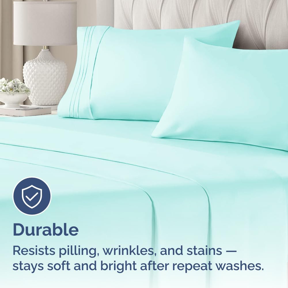 Standard Pillow Cases Set of 10 - Ultra Soft Hotel Quality Pillowcase Covers - Comfy, Cozy & Wrinkle Free - Shrink, Stain and Fade Resistant - Machine Washable Pillow Protectors - 10 Pcs Set - White - Colors B