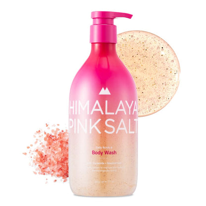 HIMALAYA PINKSALT Daily Scrub & Body Wash 21.1oz