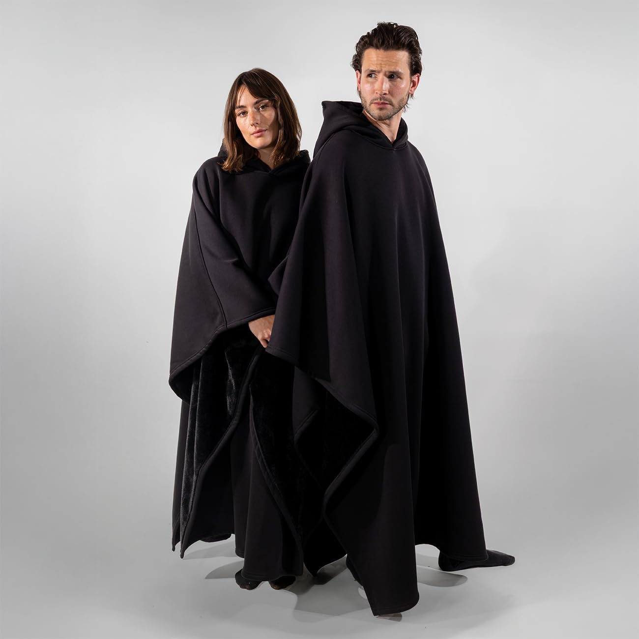 FREE THE SHEEP Eden Hoodie – Oversized Weighted Hoodie Cloak with Ultra-Soft Faux Fur Liner