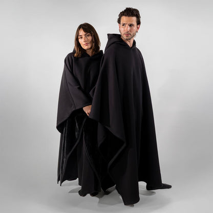 FREE THE SHEEP Eden Hoodie – Oversized Weighted Hoodie Cloak with Ultra-Soft Faux Fur Liner