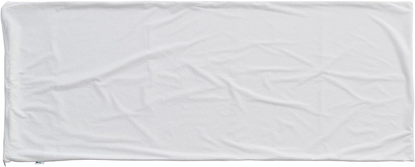 Kingnex Feather Proof Pillow Protectors with Zipper Standard Size 2 Pack - 100% Waterproof - Down Proof - Terry Surface
