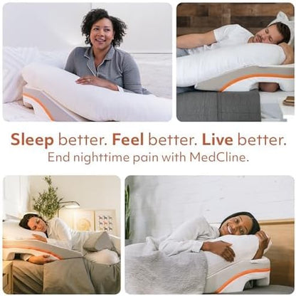 MedCline Acid Reflux Pillow Relief System, Medium for 5'5" to 5'11" Tall