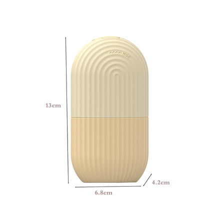 Joyeee Ice Face Roller, Reusable Silicone Mold Face Massage Eye Facial Beauty Skin Care Tools Apply Ice for Shrink Pores Anti Wrinkle Reduce Puffiness Improve Skin Elasticity, Striped