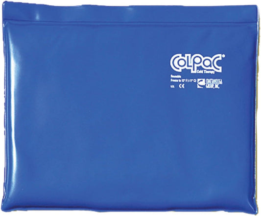 Chattanooga ColPac Reusable Gel Ice Pack Cold Therapy for Knee, Arm, Elbow, Shoulder, Back for Aches, Swelling, Bruises, Sprains, Inflammation (11"x14") - Blue