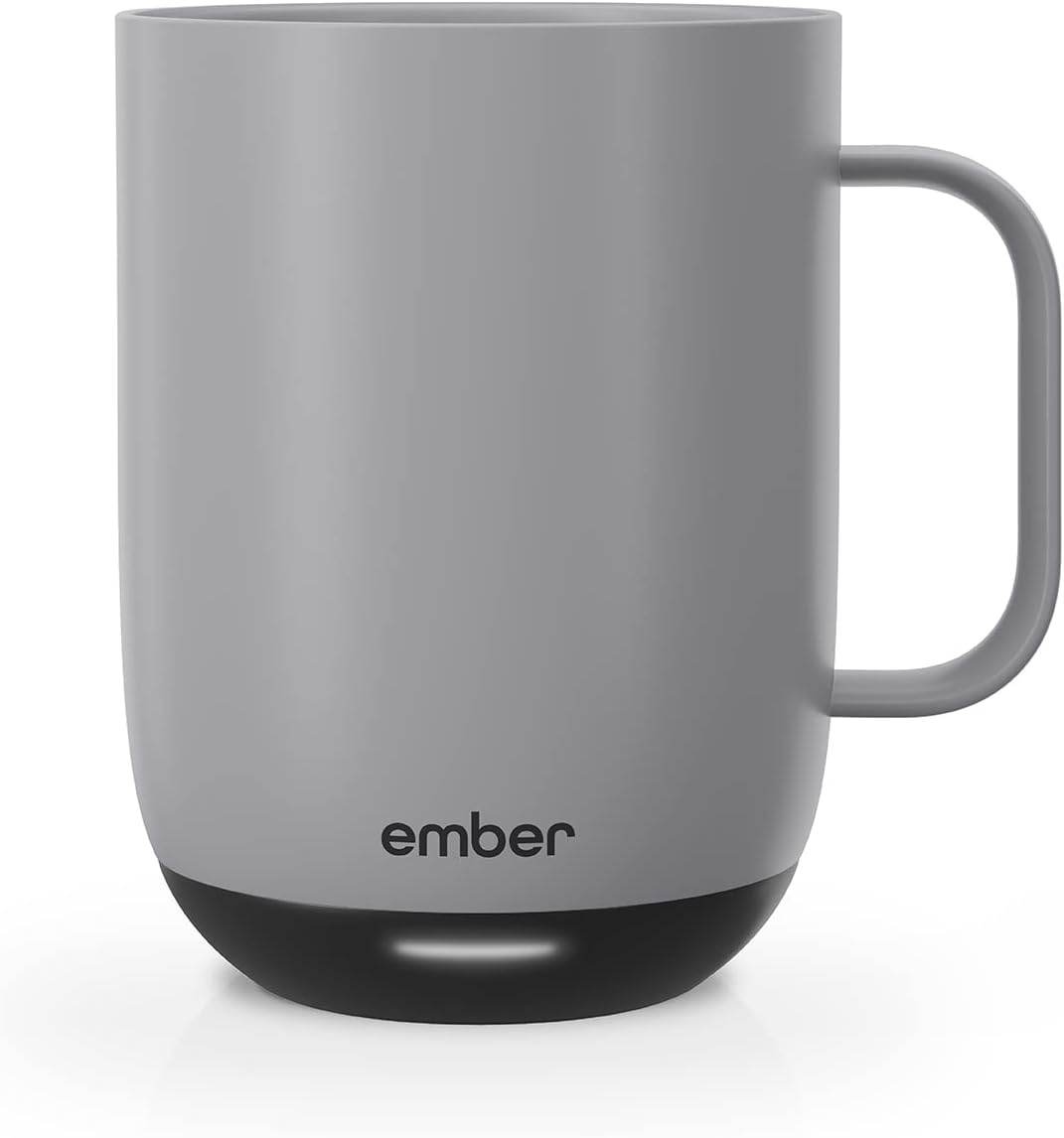 Ember Temperature Control Smart Mug 2, 14 Oz, App-Controlled Heated Coffee Mug with 80 Min Battery Life and Improved Design, Black