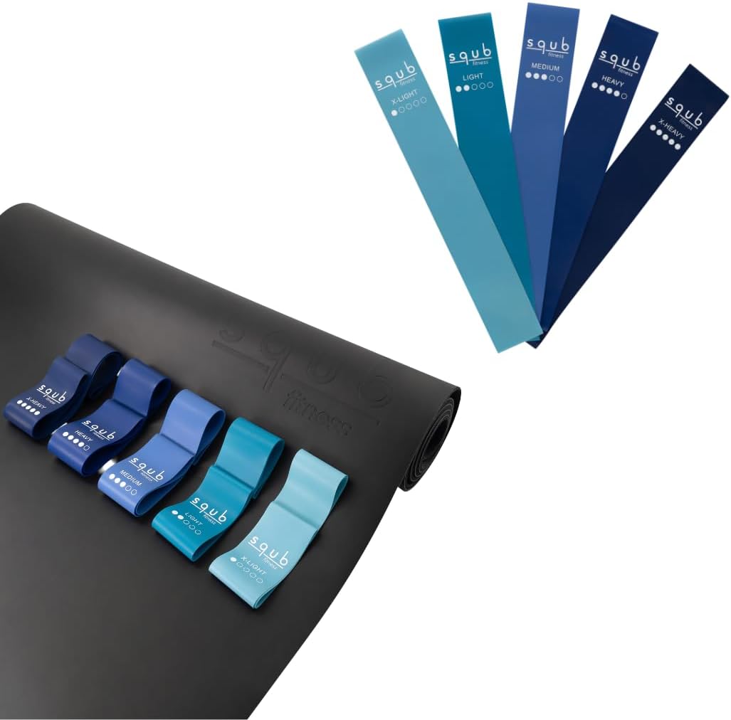 Fitness Resistance Bands Set Stretch Bands for Exercise Bands Resistance for Home Workout Bands, with Handles Bands for Working Out Portable Fitness Bands Resistance Bands for Women Elastic Band