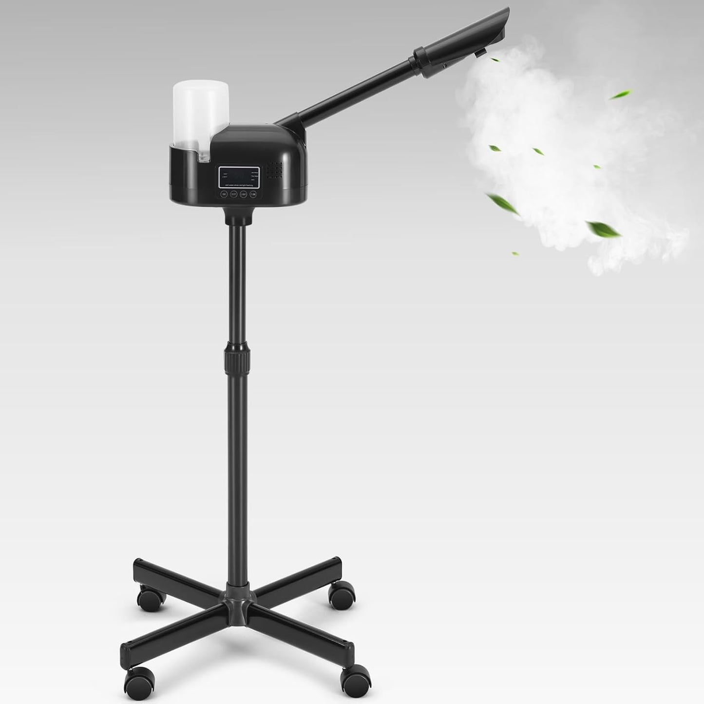 Artist hand Professional Facial Steamer with 5X LED Magnifying Lamp 3 in 1
