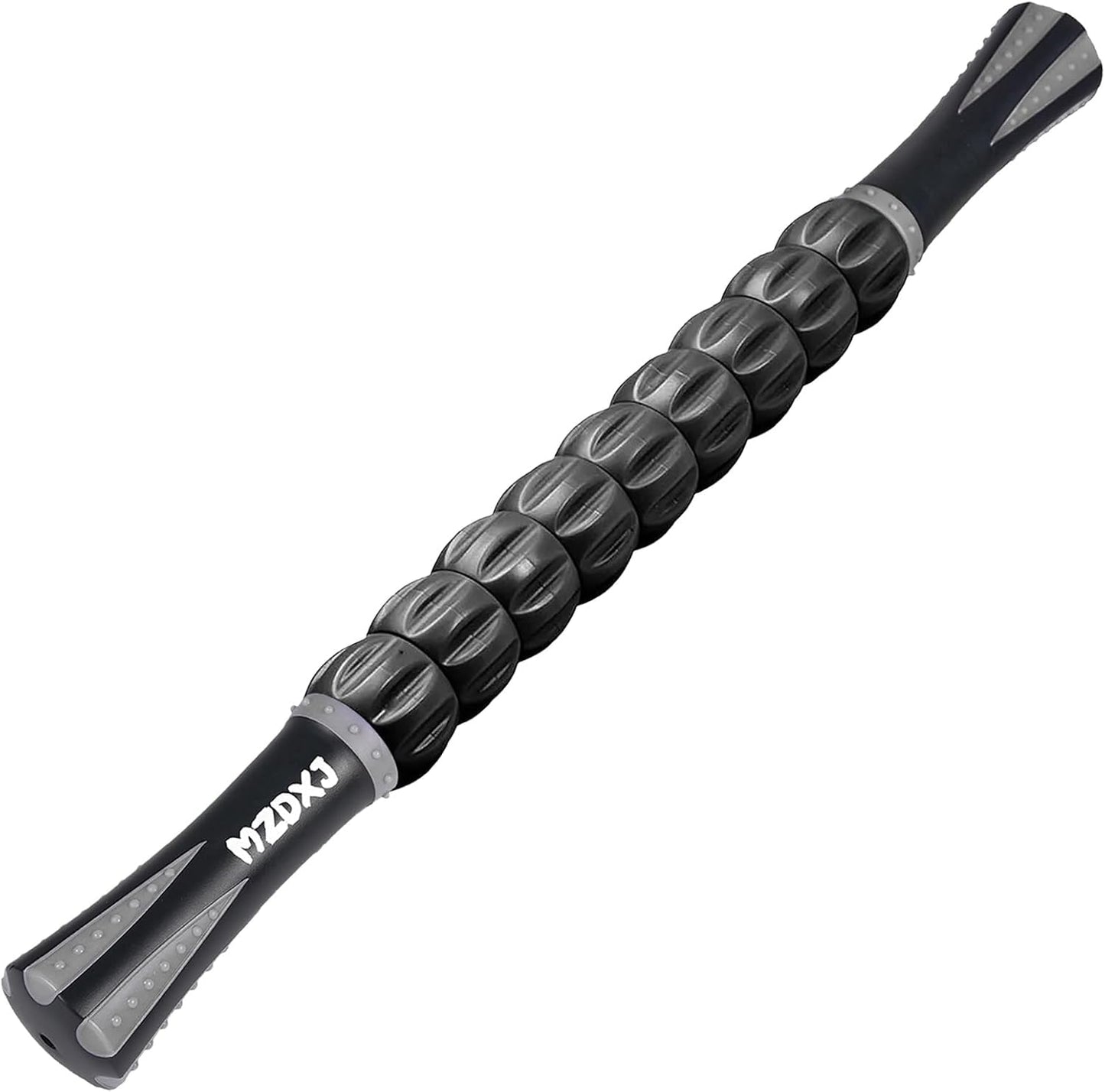 Muscle Roller Massage Roller Stick- Deep Tissue Fascia Blaster for Myofascial Pain Relief, Lymphatic Drainage & Body Sculpting, Handheld Physical Therapy & Recovery Tool (Pink black-18 inch)
