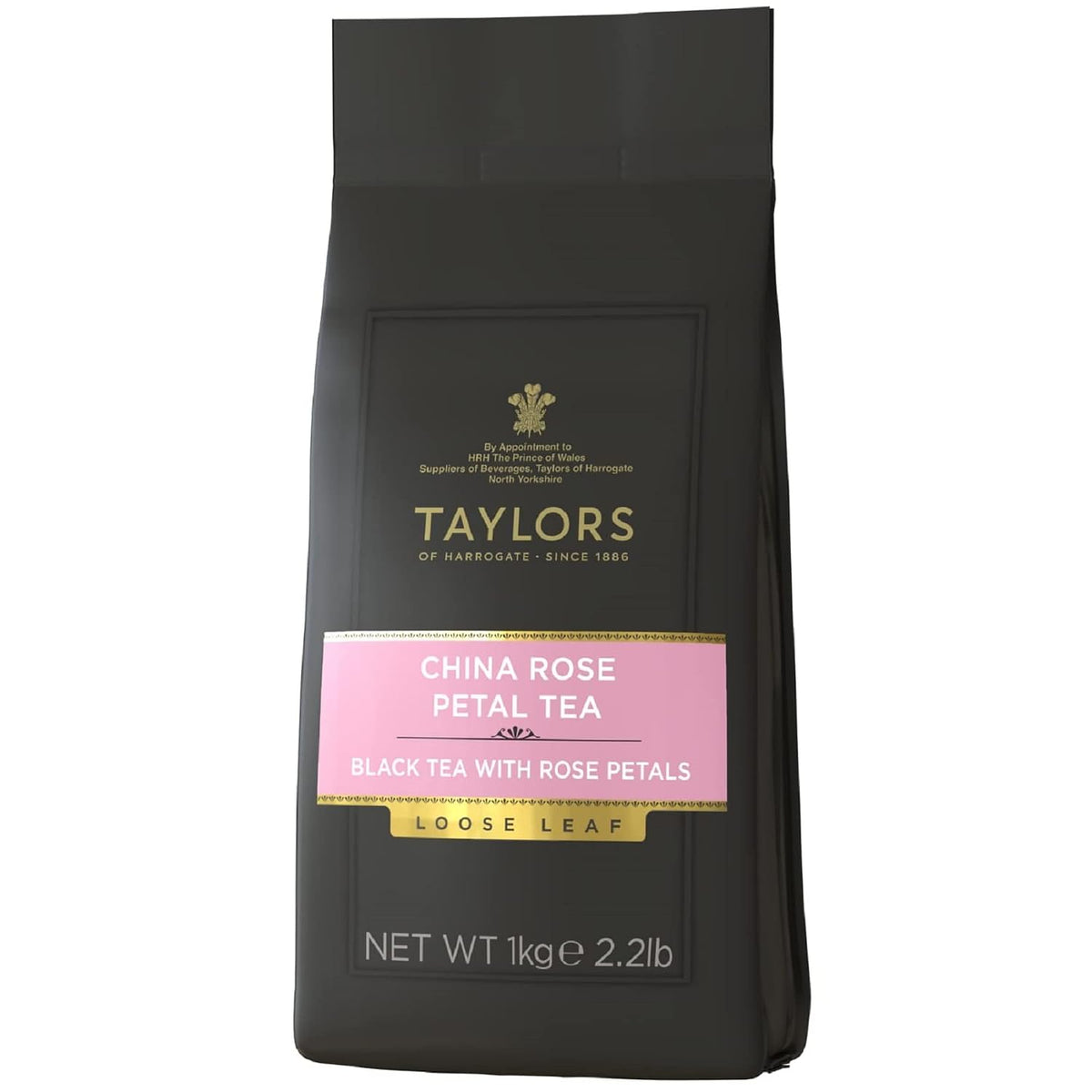 Taylors of Harrogate China Rose Petal Loose Leaf, 2.2lb (Pack of 1)