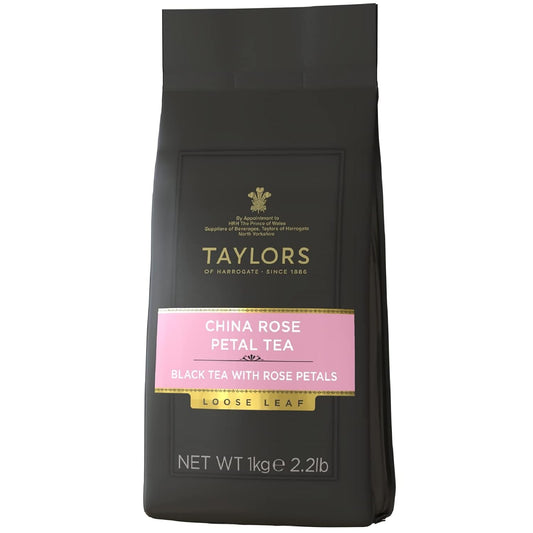 Taylors of Harrogate China Rose Petal Loose Leaf, 2.2lb (Pack of 1)