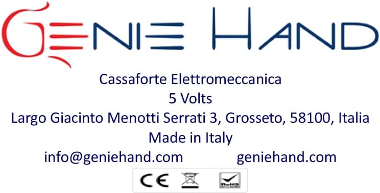 Genie Hand – Time Lock Safe Countdown – B-Class Lock – Anti Bounce Technology