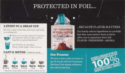 Bigelow Tea Black Tea 6 Flavor Variety Pack, Caffeinated Tea with Mint, Lemon, Constant Comment, English Teatime, Earl Grey, and Vanilla Chai, 20 Count Box (Pack of 6), 120 Total Tea Bags