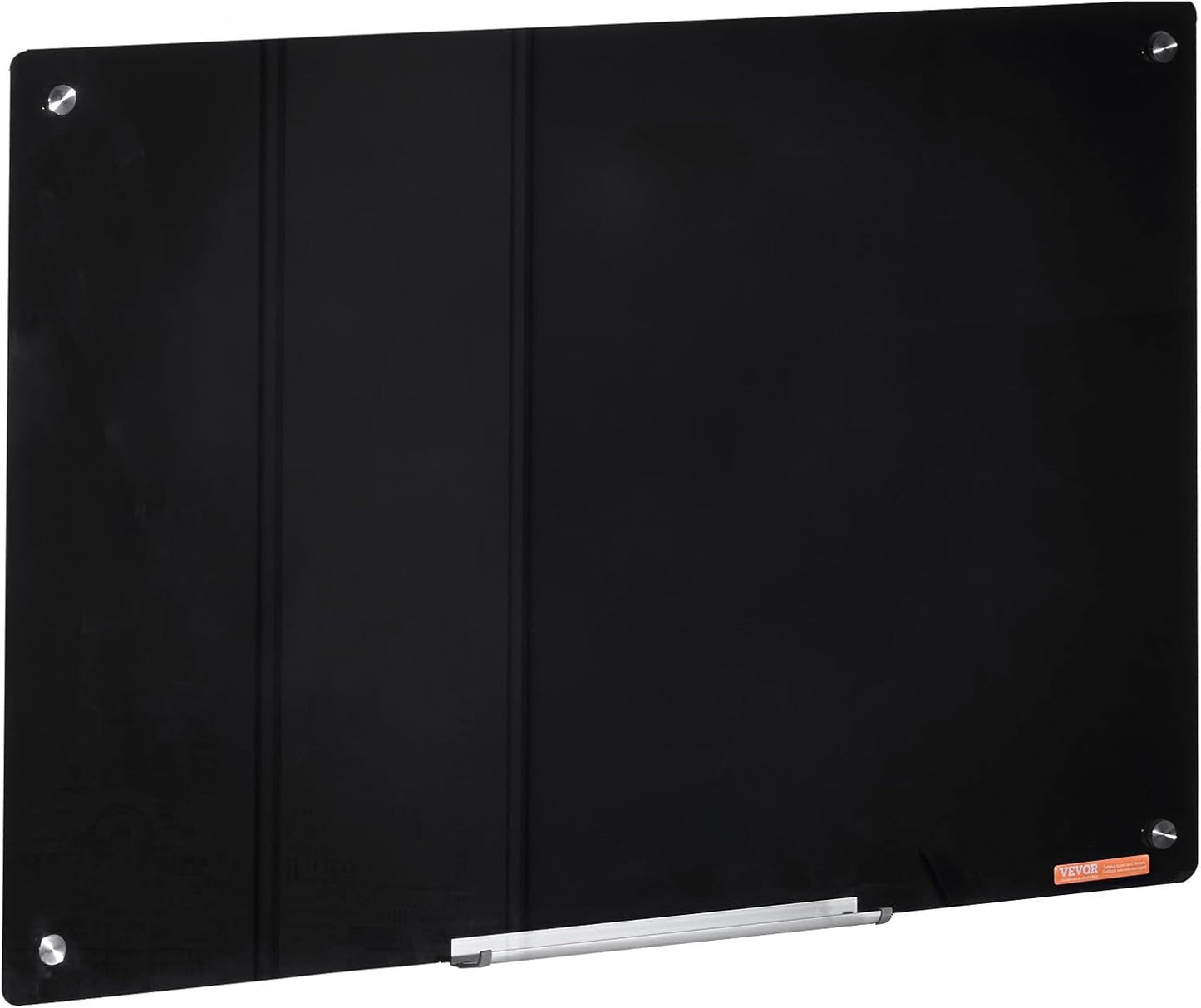 VEVOR Dry Erase Calendar for Wall, 36 x 24 Inches Whiteboard Calendar, Monthly Planner Magnetic Dry Erase Board, 1 Magnetic Erase & 2 Dry Erase Marker & Movable Tray for Restaurant Office Home School