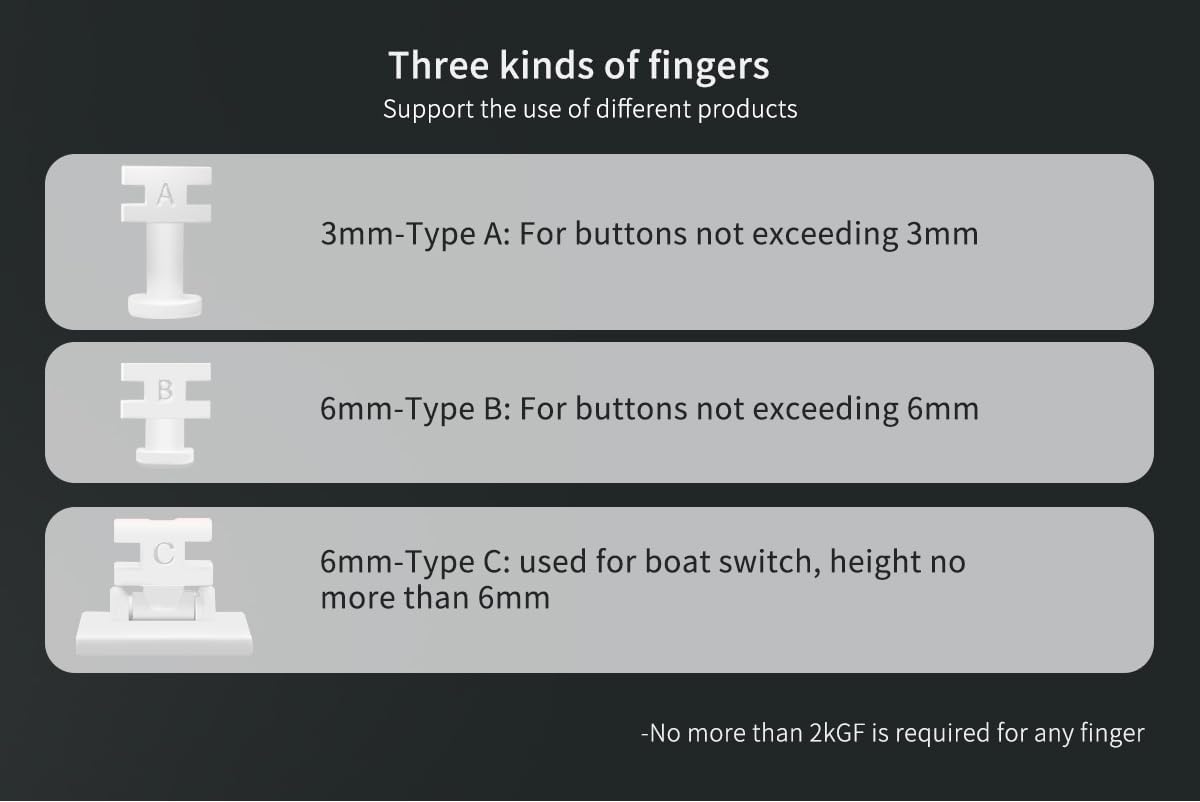 Mengshen Smart Fingerbot Switch Button Pusher Universal Finger Robot Switch Wireless