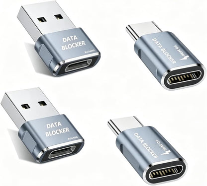 Data Blocker, USB C Data Blocker Protect Against Juice Jacking (3-Pack)
