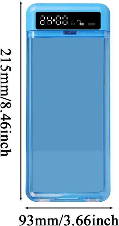 Phone Lock Box with Timer Portable Transparent Timer Lock Box