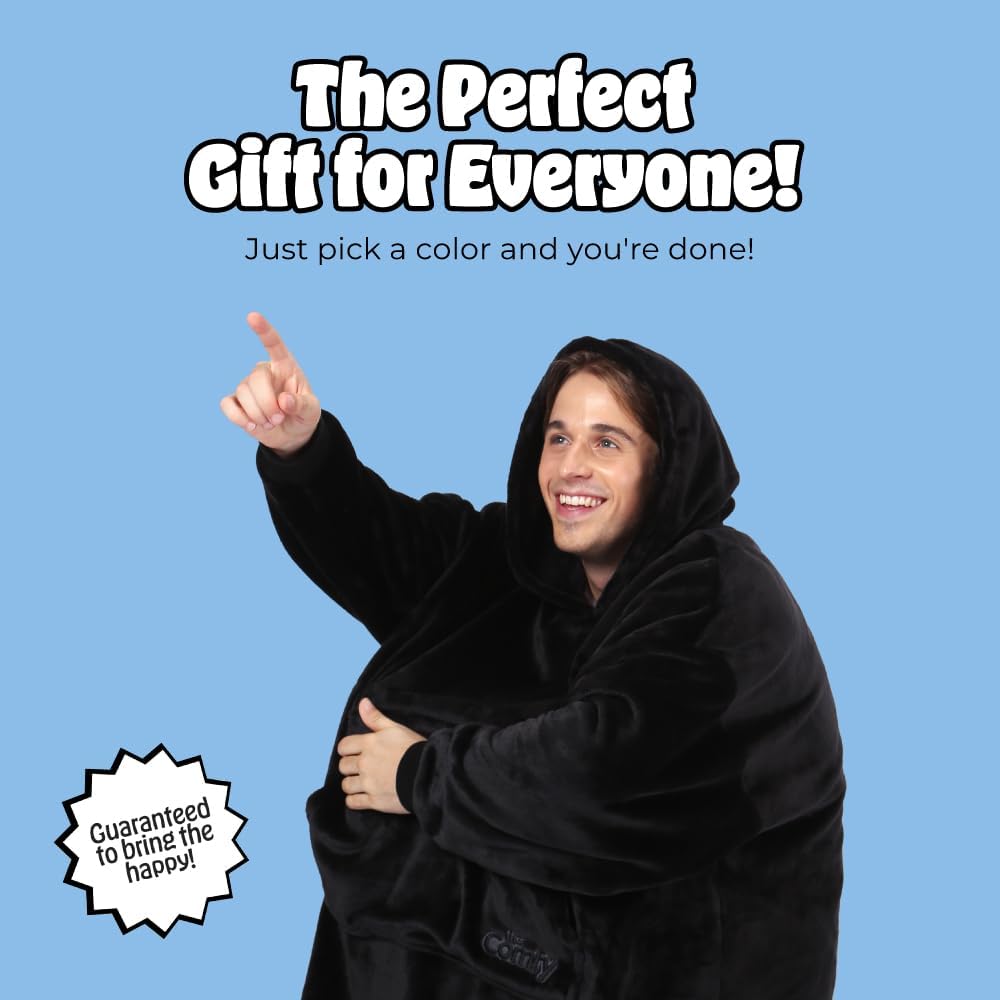 THE COMFY Dream | From Shark Tank | Patented | No Sherpa | Light Wearable Blanket Hoodie | Gift for Women & Men | One Size