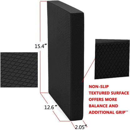 Non-Slip Balance Foam Pad,Gym Exercise Mat for Physical Therapy, Stability Workout, Knee and Ankle Exercise, Strength Training, Rehab - Chair Cushion for Adults, Kids, and Travel