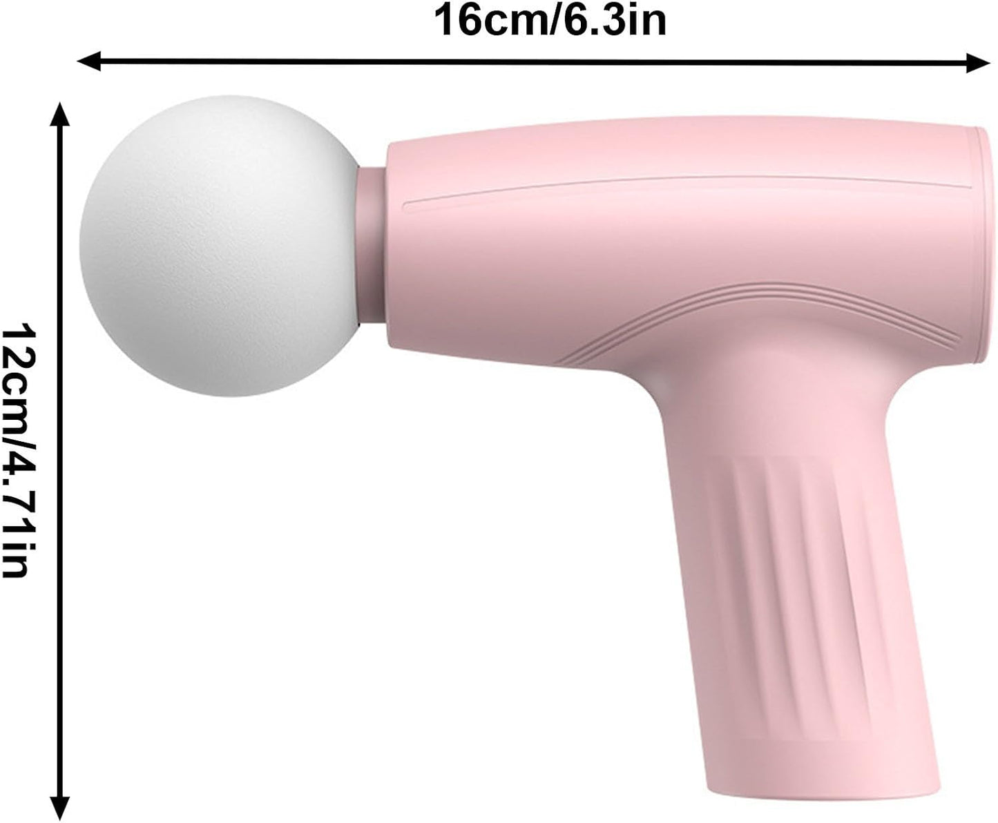 Mini Massage Gun, Portable Handheld Muscle Massager for Muscle Relaxation, Deep Tissue Percussion Small Massage Gun for Back, Neck, Shoulder and Leg Relaxation