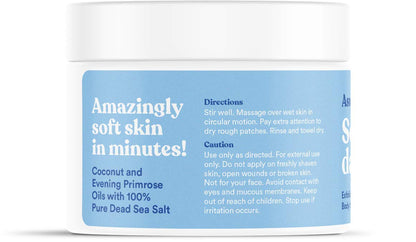 ASUTRA Dead Sea Salt Essential Oil Body Scrub Exfoliator (16 Ounce)