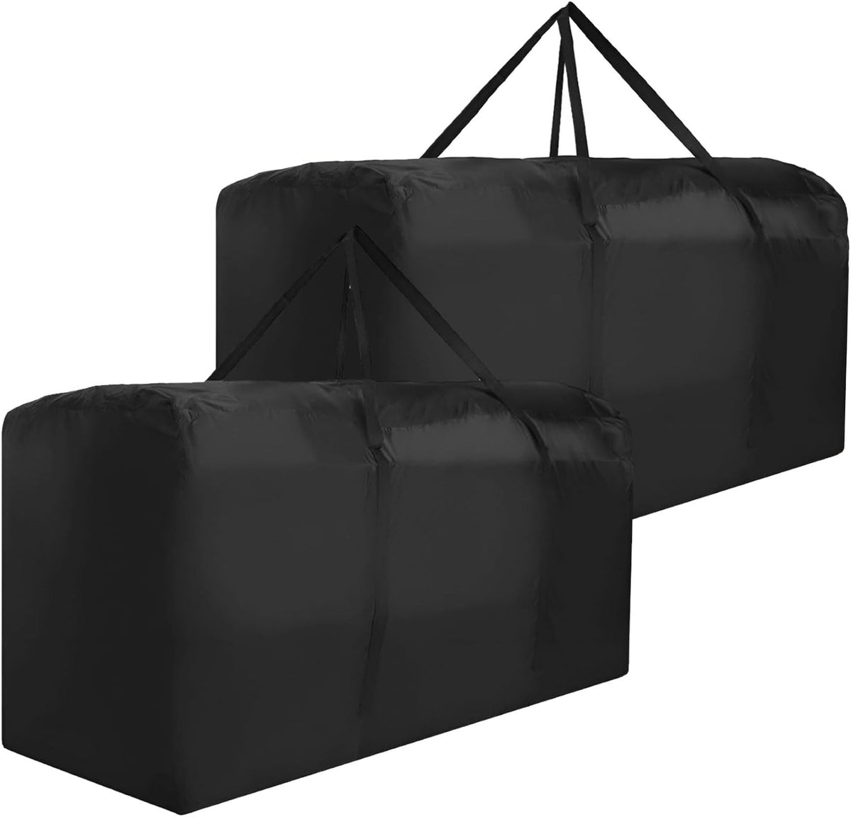 Patio Water-Resistant Extra Large Protective Zippered Outdoor Cushion Furniture Storage Bag with Handles, 68in L x 30in W x 20in H